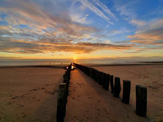 Winter aan zee